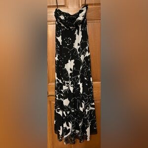 The Limited Black and White Floral Dress